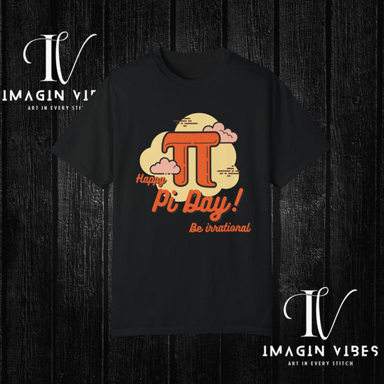 ImaginVibes: Embrace the Pi-ness: Funny Math T-Shirt for Pi Day! T-Shirt Printify Black S