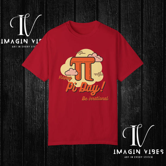 ImaginVibes: Embrace the Pi-ness: Funny Math T-Shirt for Pi Day! T-Shirt Printify Red S