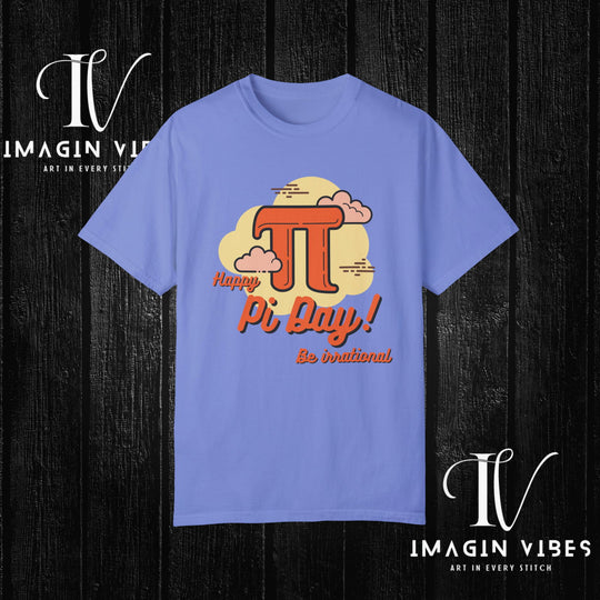 ImaginVibes: Embrace the Pi-ness: Funny Math T-Shirt for Pi Day! T-Shirt Printify Flo Blue S