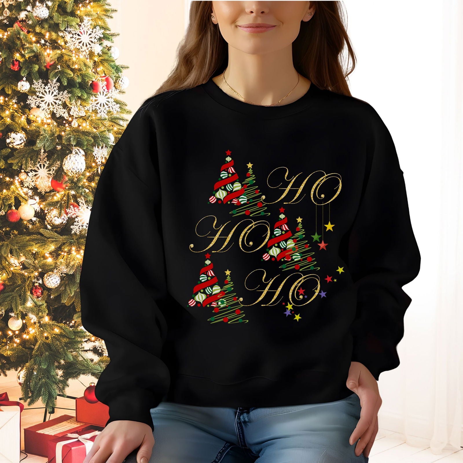 ImaginVibes: Santa's Sleigh Bells: A Ho-Ho-Holiday Sweatshirt! - Imagin Vibes - 