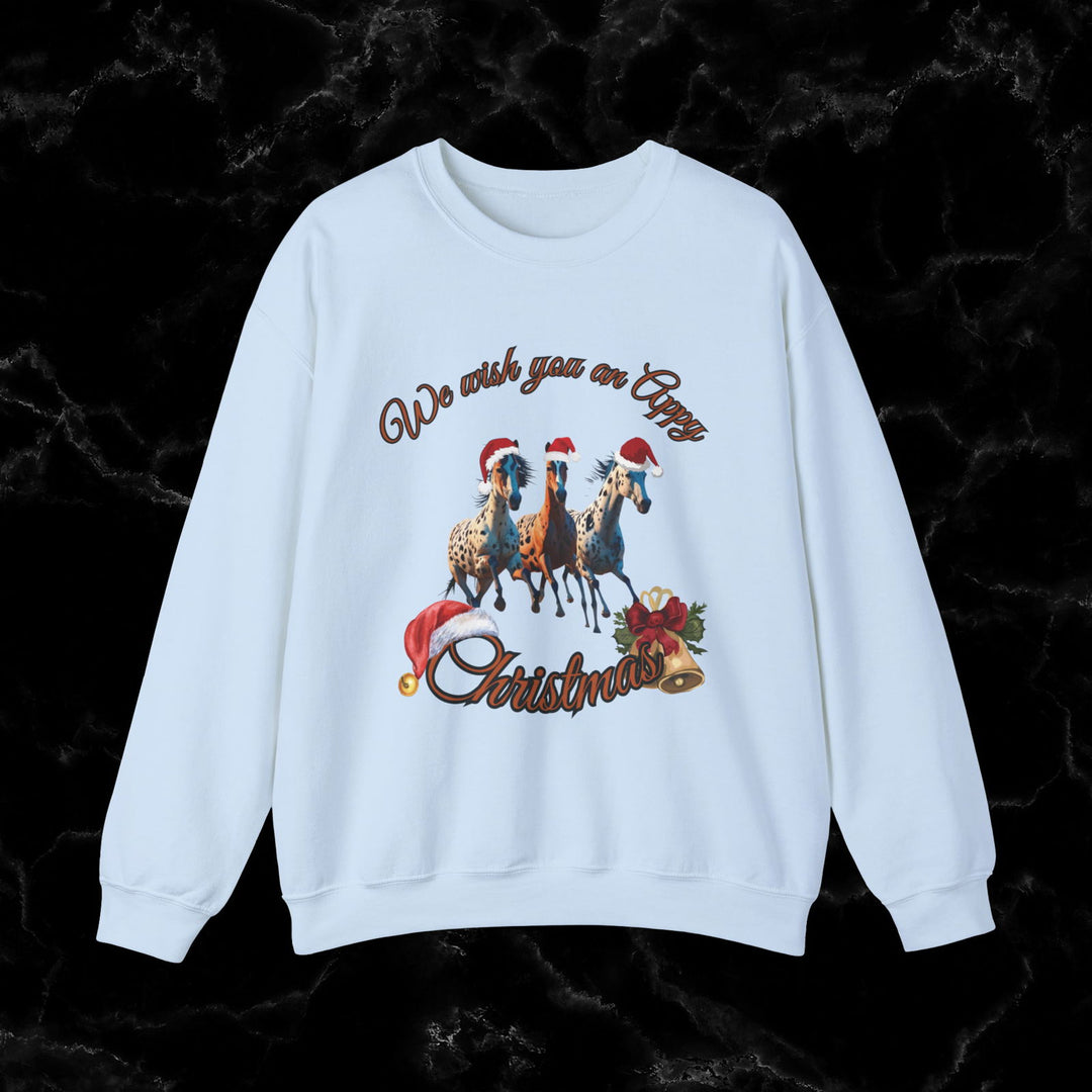 Imagin Vibes: Appy & Cozy - Appaloosa Christmas Sweatshirt - Imagin Vibes - 