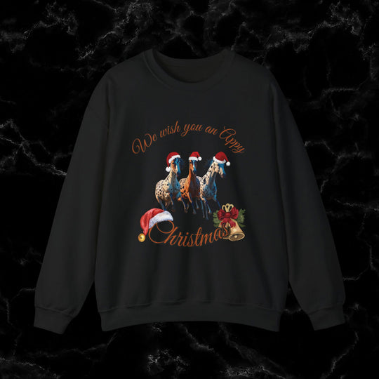 Imagin Vibes: Appy & Cozy - Appaloosa Christmas Sweatshirt - Imagin Vibes - 