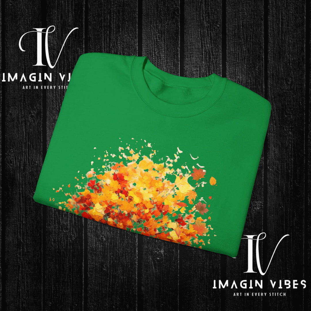 Imagin Vibes Autumn Tree Sweatshirt: Cozy Fall Vibes - Imagin Vibes - 