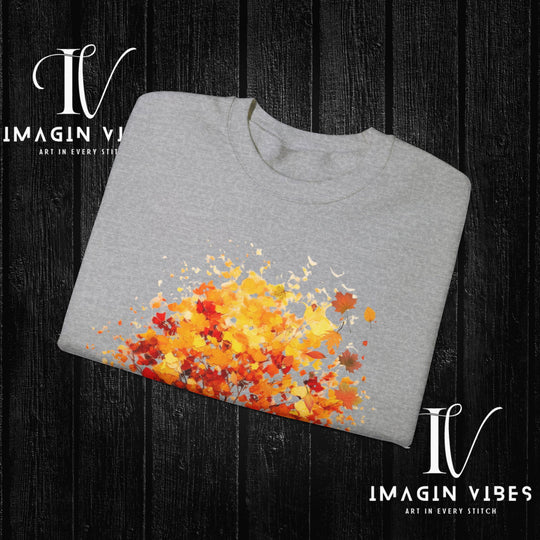 Imagin Vibes Autumn Tree Sweatshirt: Cozy Fall Vibes - Imagin Vibes - 