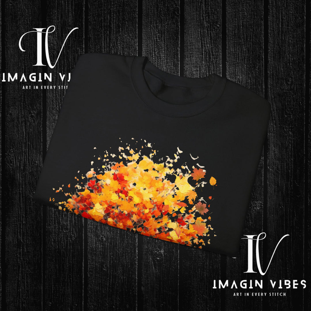 Imagin Vibes Autumn Tree Sweatshirt: Cozy Fall Vibes - Imagin Vibes - 