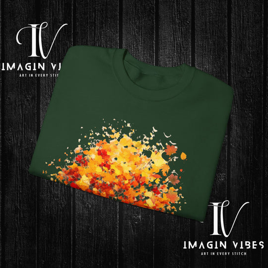 Imagin Vibes Autumn Tree Sweatshirt: Cozy Fall Vibes - Imagin Vibes - 