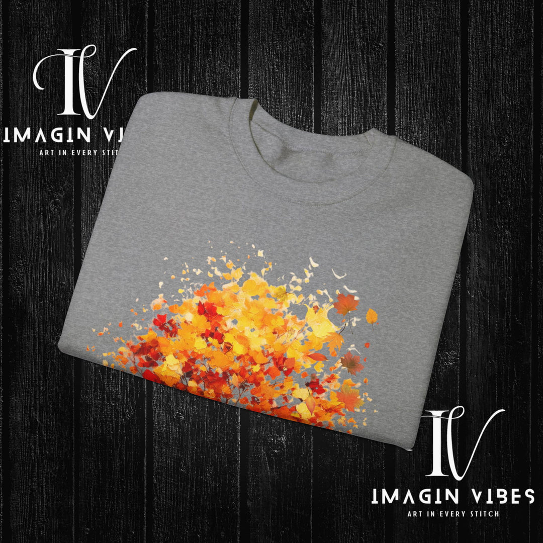 Imagin Vibes Autumn Tree Sweatshirt: Cozy Fall Vibes - Imagin Vibes - 