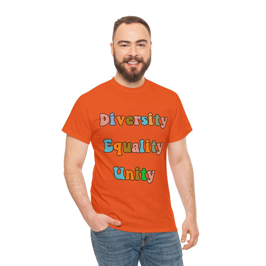 Imagin Vibes: Diversity, Equality, Unity Tee T-Shirt Printify