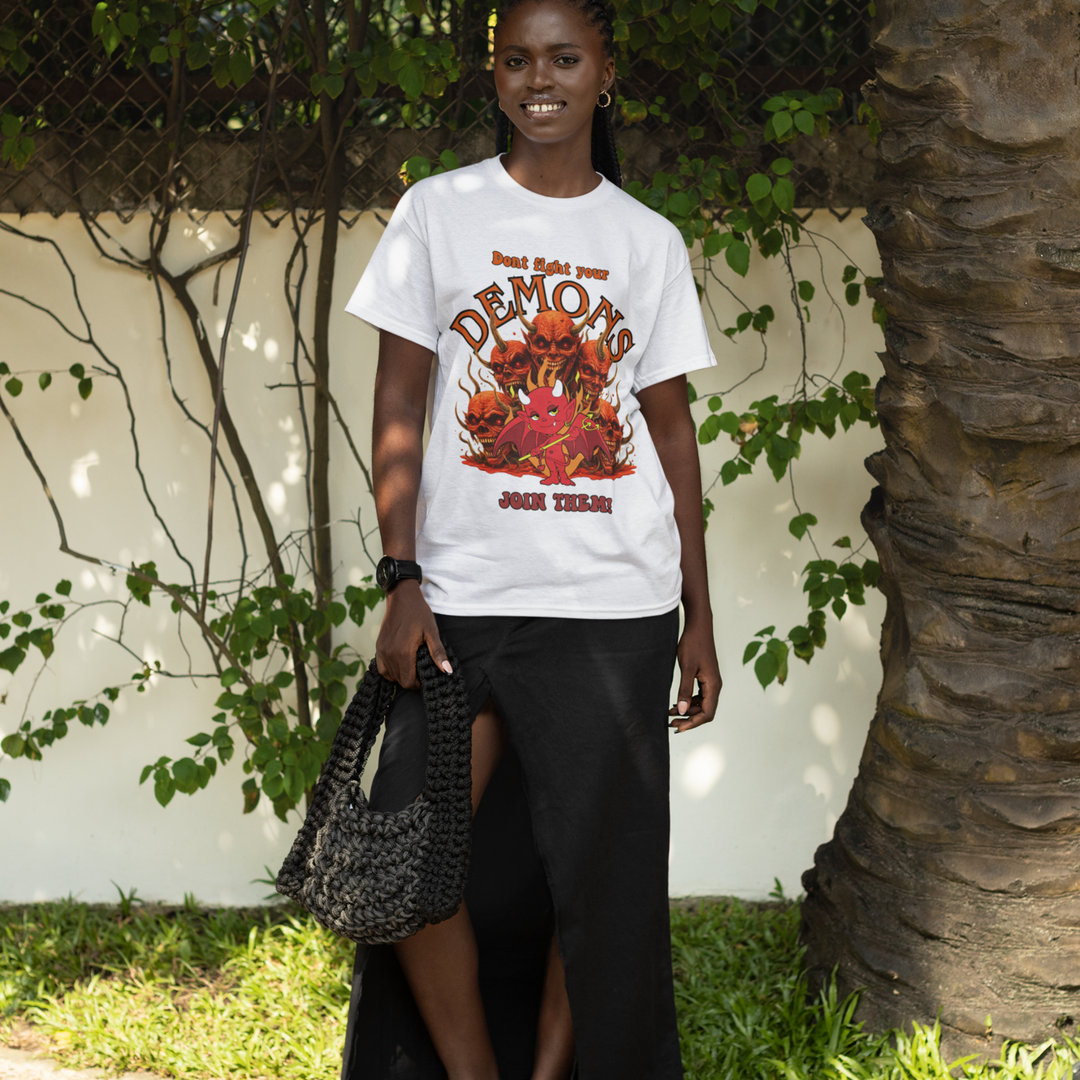 Demon Graphic T-shirt T-Shirt Printify