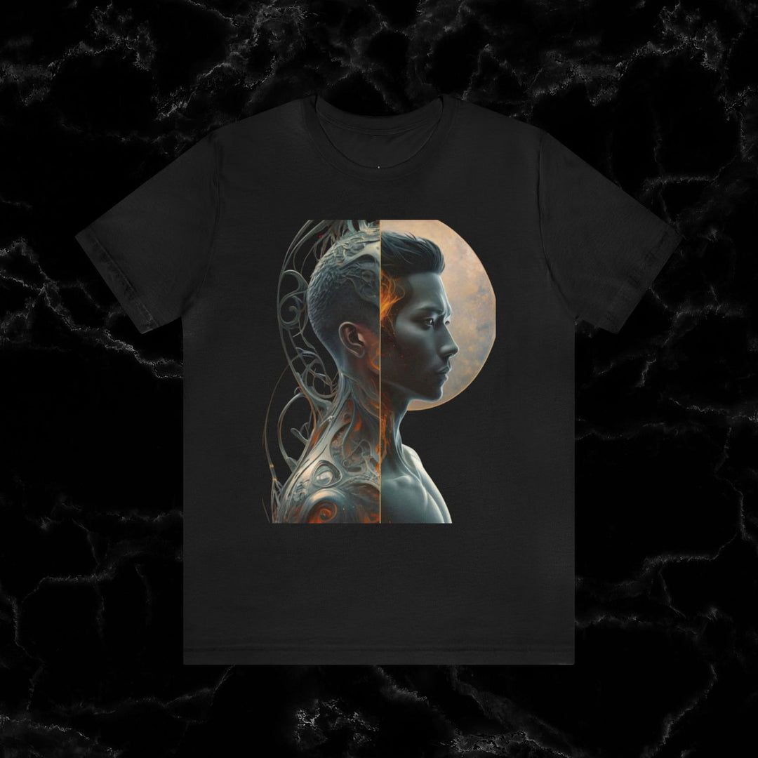 Imagin Vibes: Duality Soul Tee T-Shirt Printify Black XS