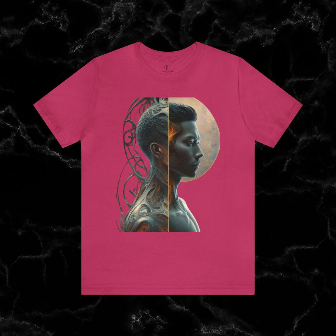 Imagin Vibes: Duality Soul Tee T-Shirt Printify Berry XS