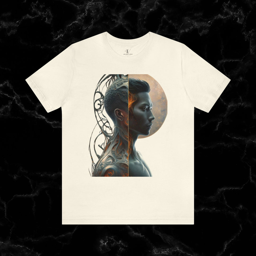 Imagin Vibes: Duality Soul Tee T-Shirt Printify Natural XS