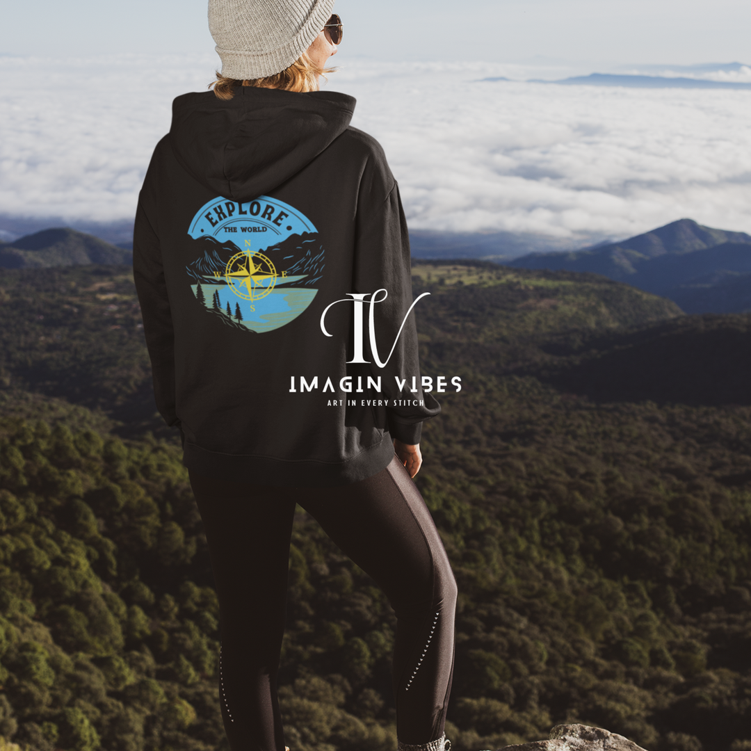 Imagin Vibes: Explore World Hoodie - Imagin Vibes - 