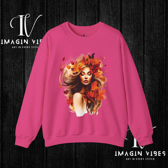 Imagin Vibes: Fall Queen Sweatshirt - Rule Autumn in Style! - Imagin Vibes - 