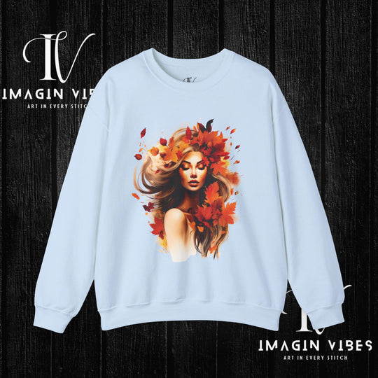 Imagin Vibes: Fall Queen Sweatshirt - Rule Autumn in Style! - Imagin Vibes - 