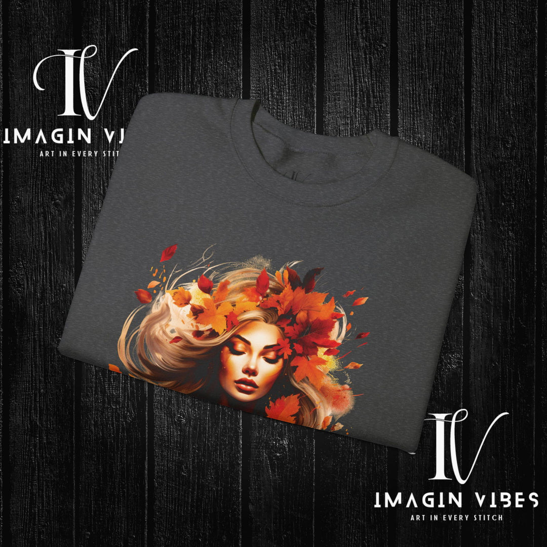 Imagin Vibes: Fall Queen Sweatshirt - Rule Autumn in Style! - Imagin Vibes - 