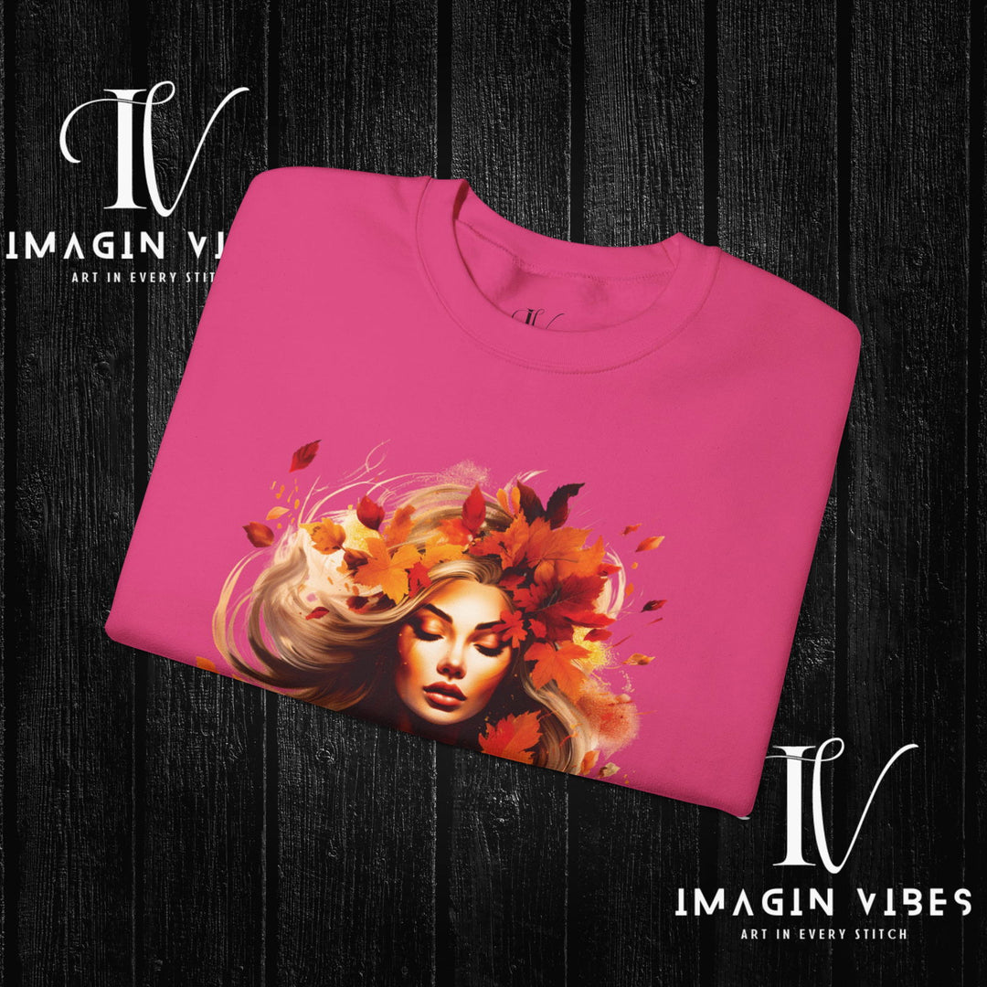 Imagin Vibes: Fall Queen Sweatshirt - Rule Autumn in Style! - Imagin Vibes - 