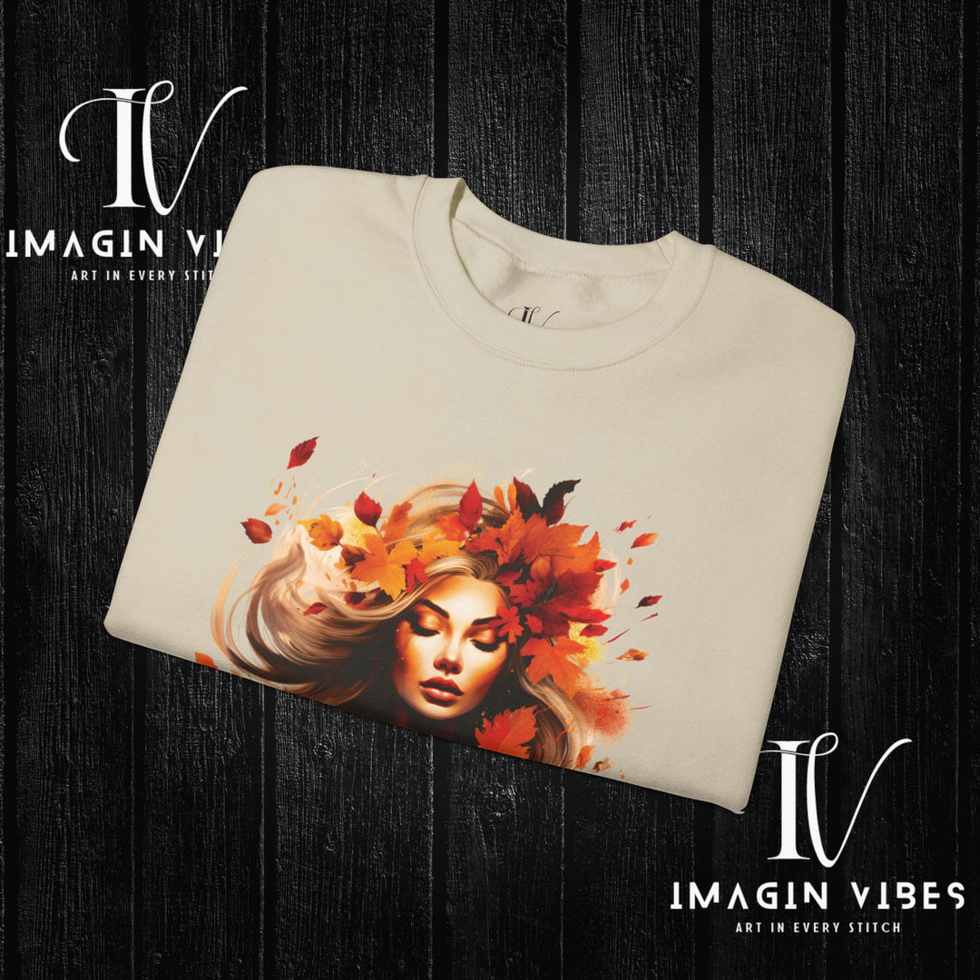 Imagin Vibes: Fall Queen Sweatshirt - Rule Autumn in Style! - Imagin Vibes - 