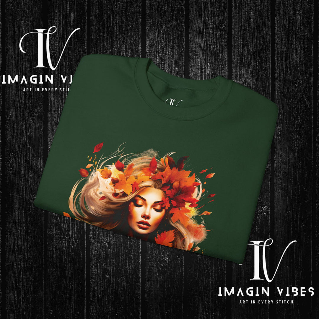 Imagin Vibes: Fall Queen Sweatshirt - Rule Autumn in Style! - Imagin Vibes - 