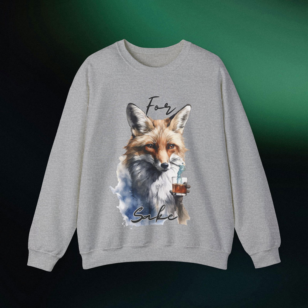Imagin Vibes: For Fox Sake Sweatshirt 2 Sweatshirt Printify S Sport Grey