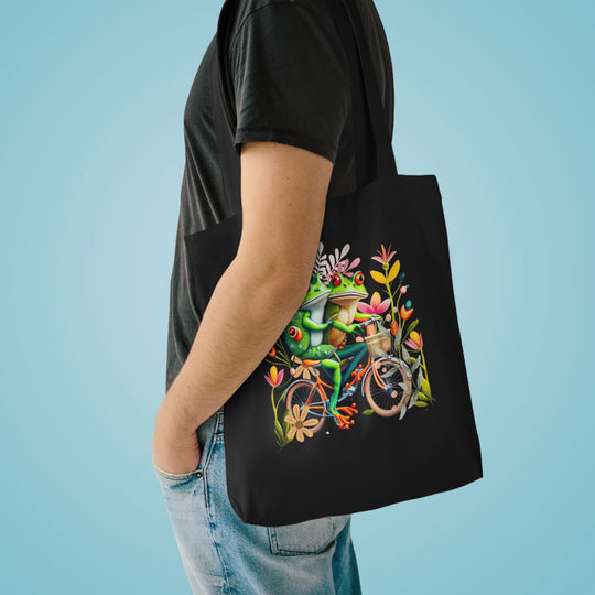 Imagin Vibes: Frogs Bicycle Tote Bag 2 - Imagin Vibes - 