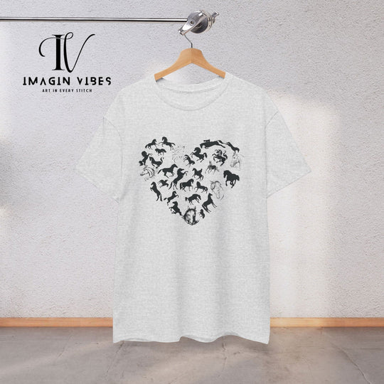 Imagin Vibes: Heart of a Horse: Equestrian Tee for Every Rider - Imagin Vibes - 