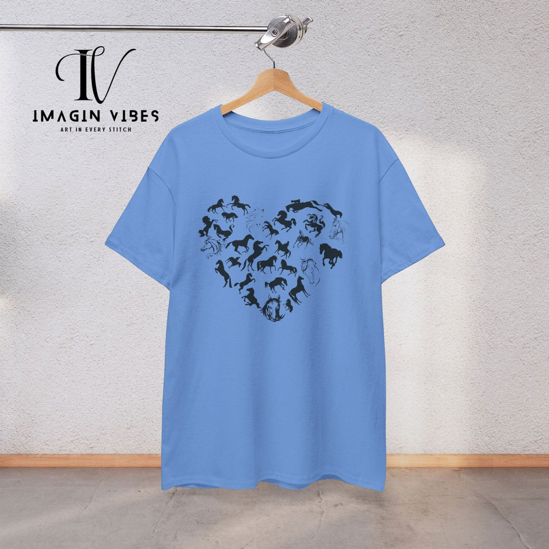 Imagin Vibes: Heart of a Horse: Equestrian Tee for Every Rider - Imagin Vibes - 