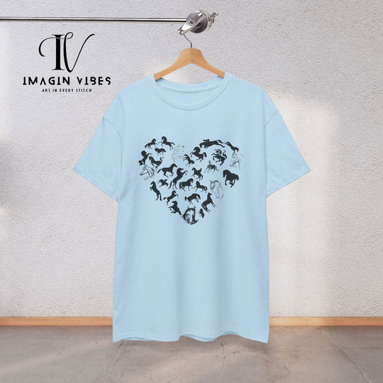 Imagin Vibes: Heart of a Horse: Equestrian Tee for Every Rider - Imagin Vibes - 