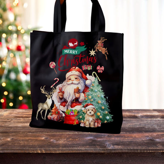 Imagin Vibes Merry Christmas Tote Bag: Festive Gift Bags - Imagin Vibes - 