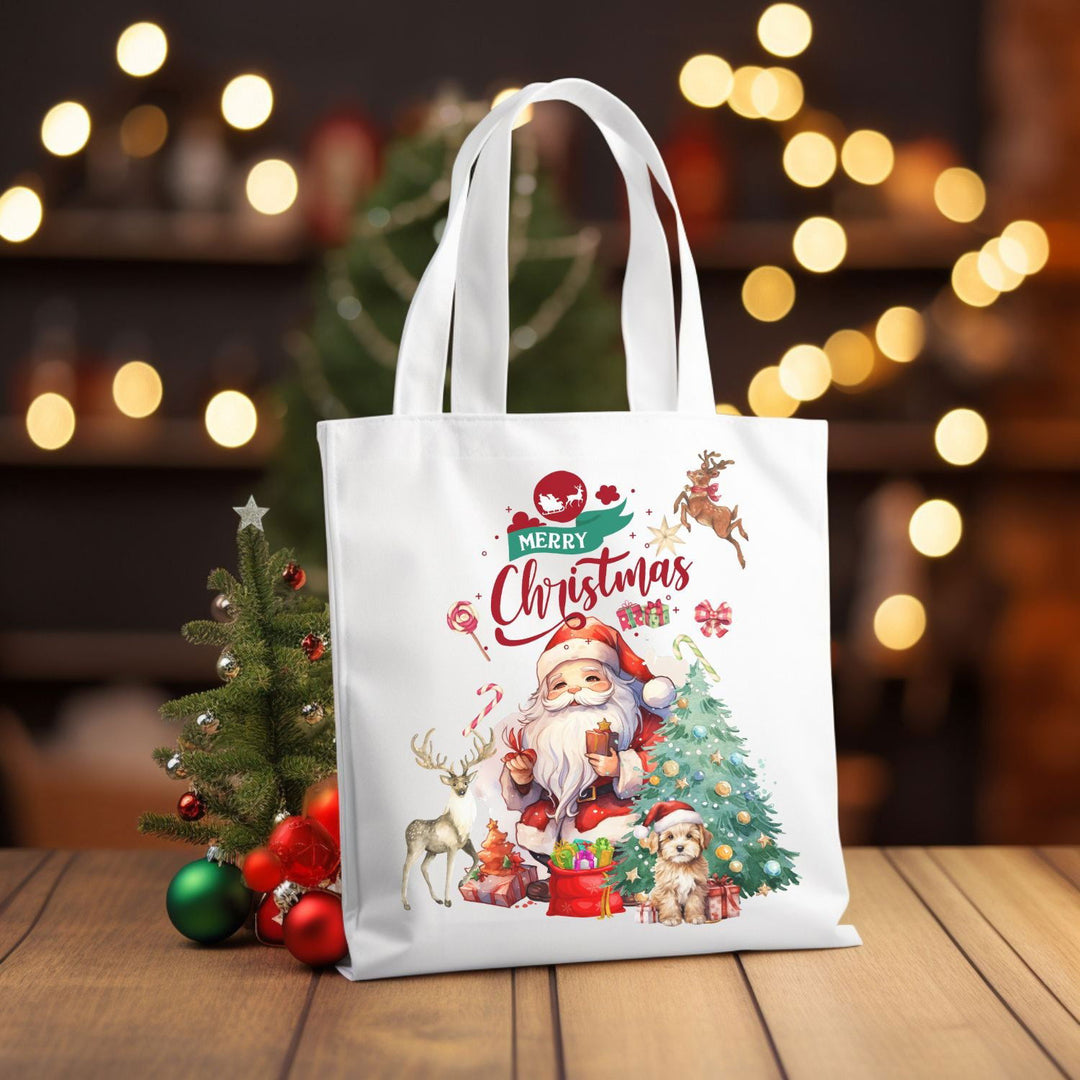 Imagin Vibes Merry Christmas Tote Bag: Festive Gift Bags - Imagin Vibes - 