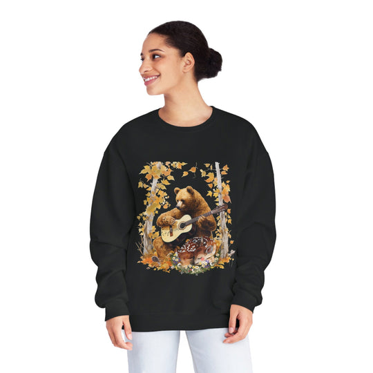 Imagin Vibes: Rock Fall in Style - Bear Guitar Sweatshirt - Imagin Vibes - 