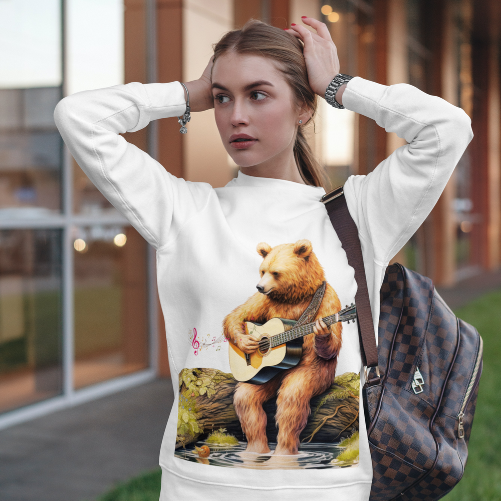 Imagin Vibes: Rock Fall in Style - Bear Guitar Sweatshirt - Imagin Vibes - 