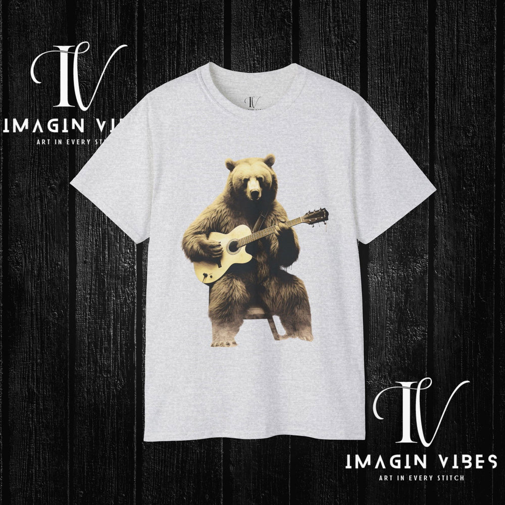 Imagin Vibes: Rock Your Style - Bear Guitar Tee - Imagin Vibes - 