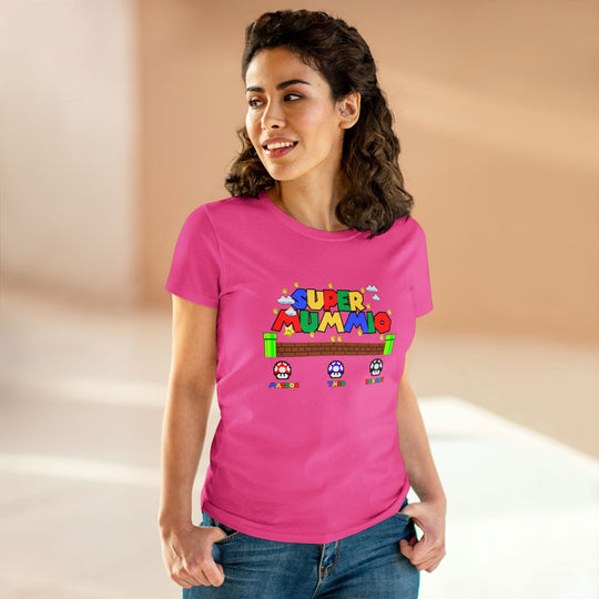 "Super Mummio" Mom T-Shirt T-Shirt Printify