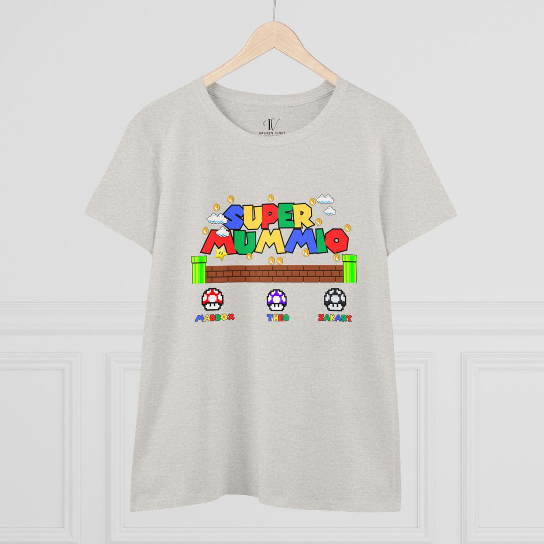 "Super Mummio" Mom T-Shirt T-Shirt Printify