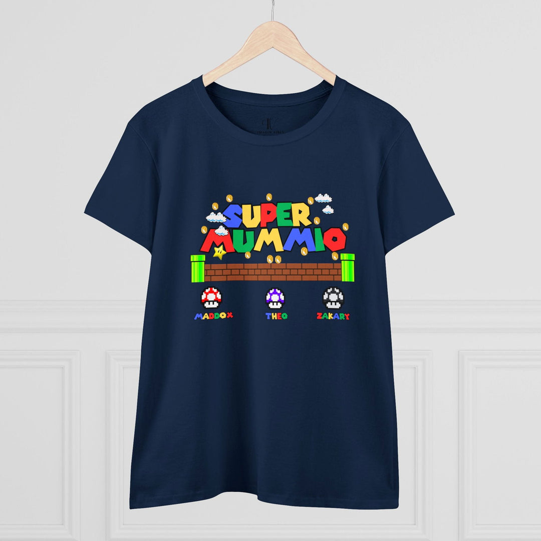 "Super Mummio" Mom T-Shirt T-Shirt Printify