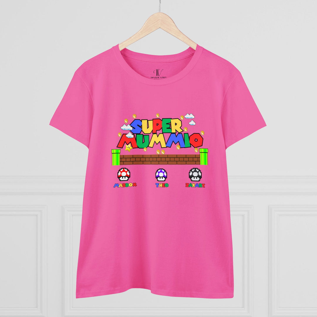 "Super Mummio" Mom T-Shirt T-Shirt Printify