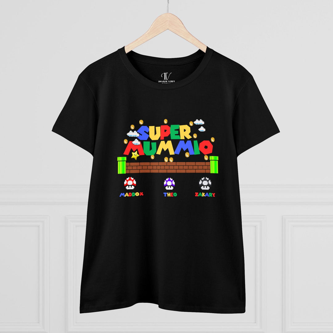 "Super Mummio" Mom T-Shirt T-Shirt Printify