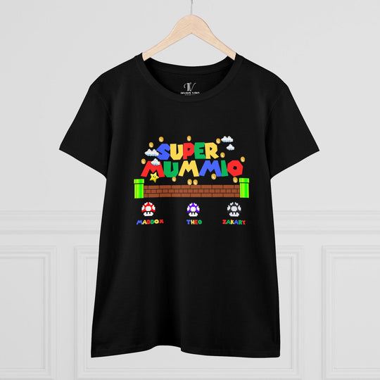 "Super Mummio" Mom T-Shirt T-Shirt Printify