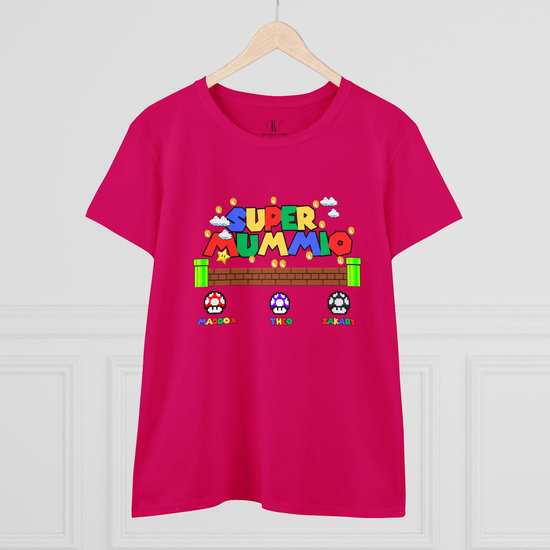"Super Mummio" Mom T-Shirt T-Shirt Printify