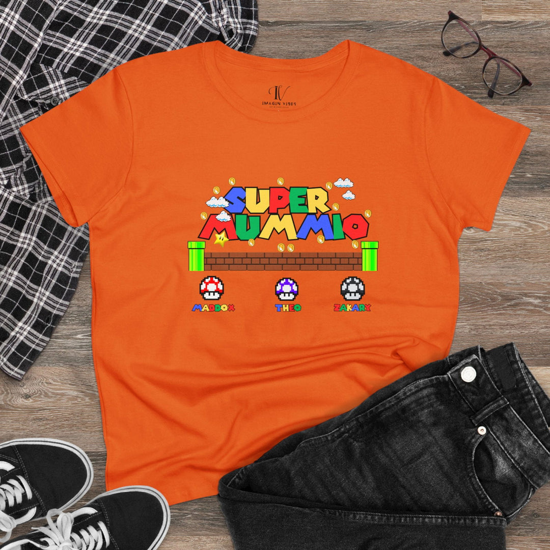 "Super Mummio" Mom T-Shirt T-Shirt Printify