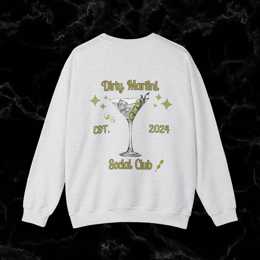 Ladies' Night Out Sweatshirt: Dirty Martini Social Club Sweatshirt Printify