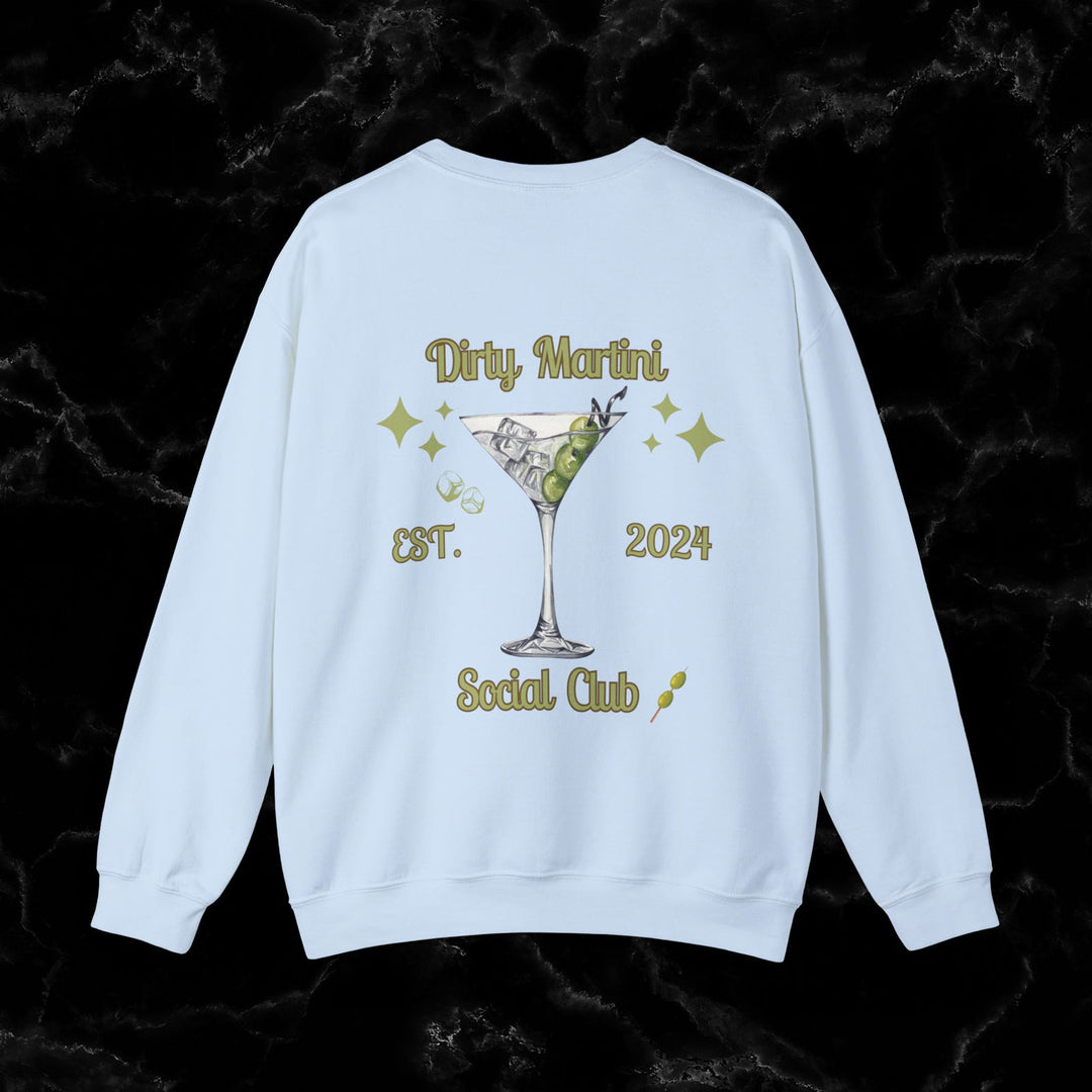 Ladies' Night Out Sweatshirt: Dirty Martini Social Club Sweatshirt Printify