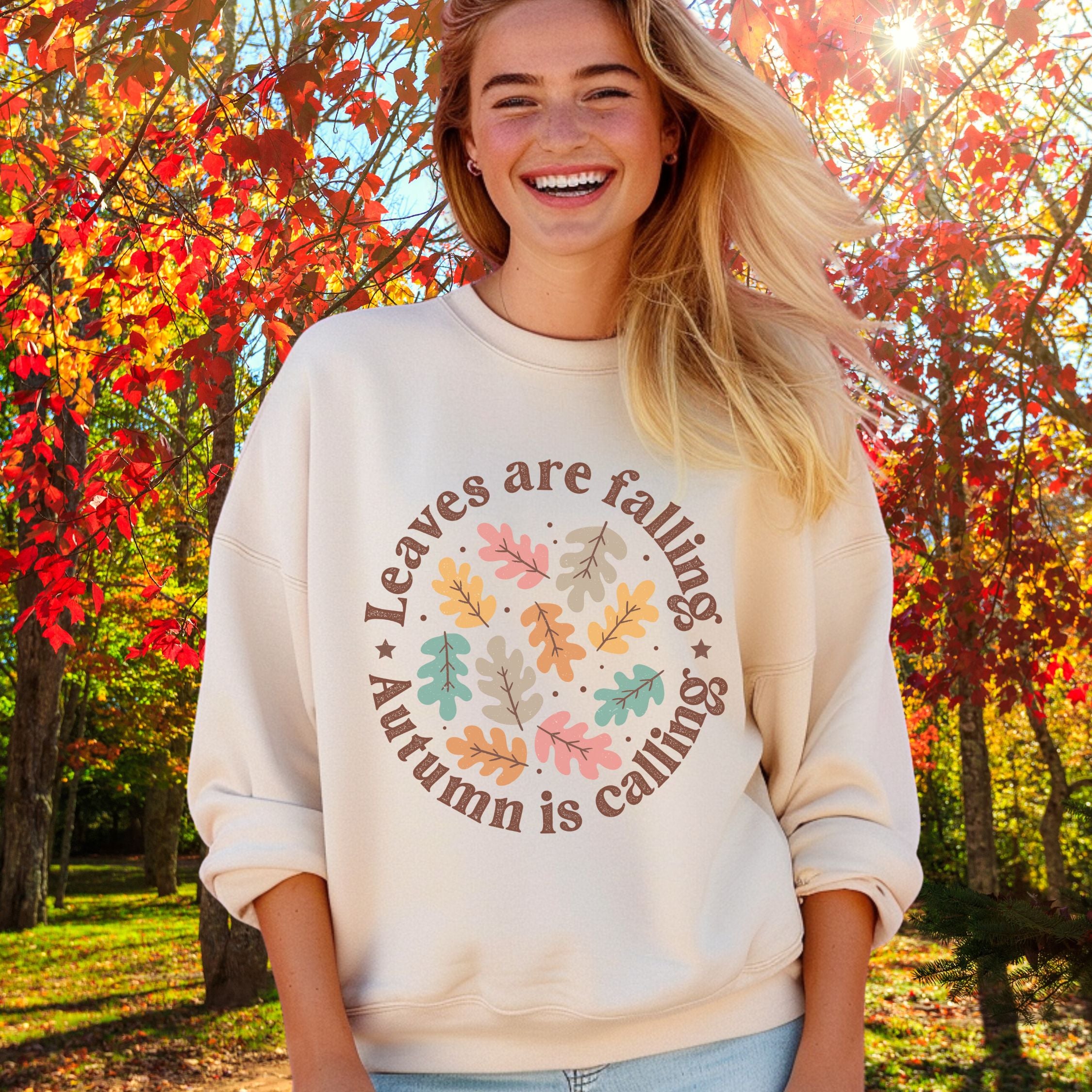 Fall in Love: Autumn Boho Sweatshirt
