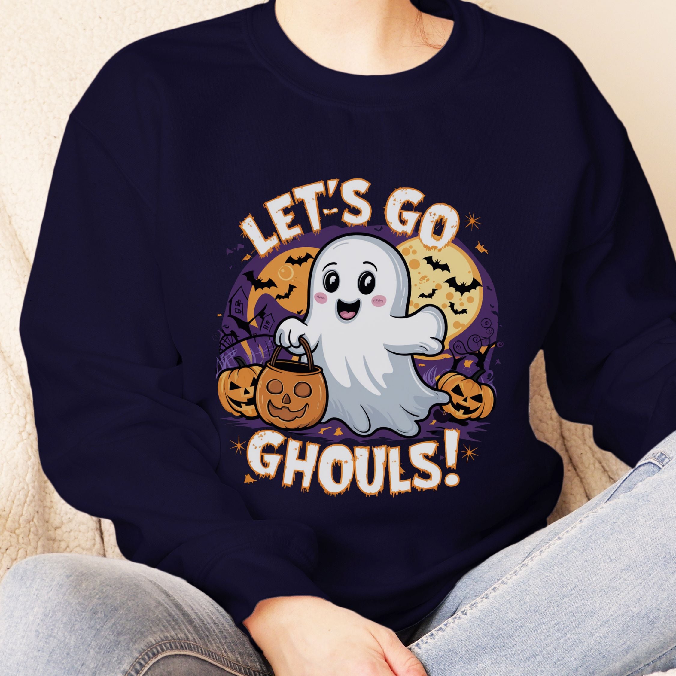 Let's Go Ghouls: Spooky Halloween Sweatshirt
