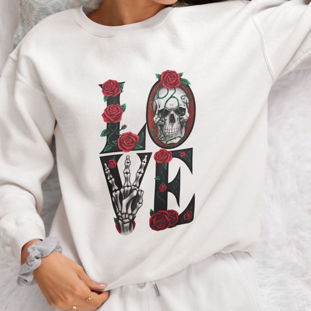 Love, Roses & Bones: Halloween Sweatshirt