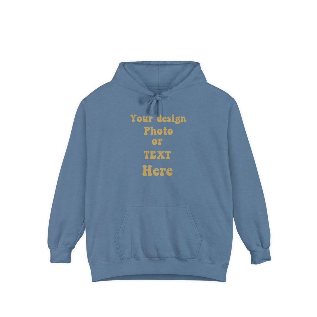 Luxury Hoodie - Personalize with Your Design, Photo, or Text | Greatest Comfort Hoodie Printify Blue Jean S