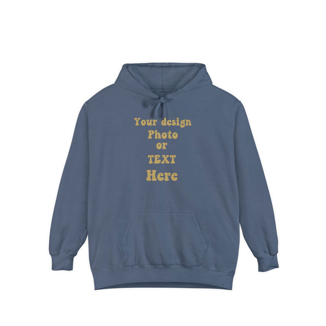 Luxury Hoodie - Personalize with Your Design, Photo, or Text | Greatest Comfort Hoodie Printify Denim S