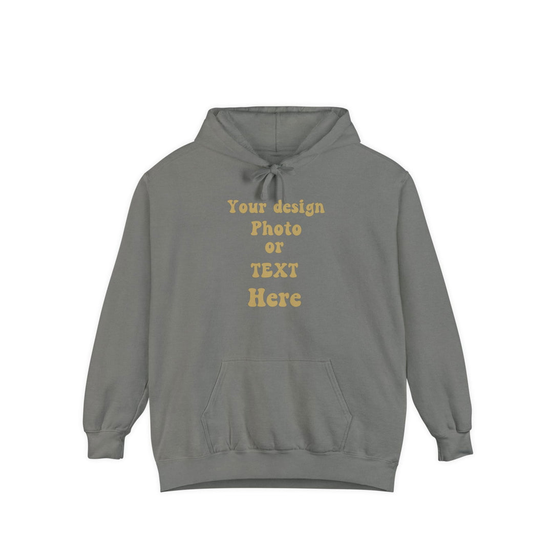 Luxury Hoodie - Personalize with Your Design, Photo, or Text | Greatest Comfort Hoodie Printify Grey S