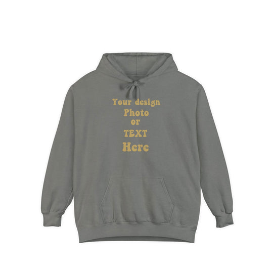 Luxury Hoodie - Personalize with Your Design, Photo, or Text | Greatest Comfort Hoodie Printify Grey S